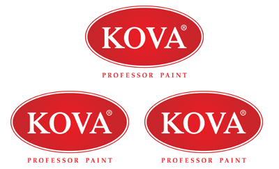 Sơn kẻ vạch Kova màu phản quang