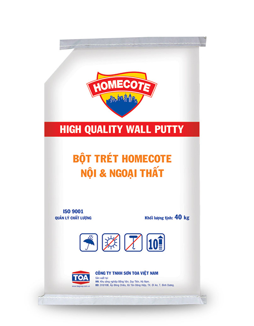 Bột trét tường Toa Homecote Wall Putty for int & ext