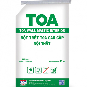 Bột trét tường Toa Wall Mastic for interior Bột trét tường Toa Wall Mastic for interior