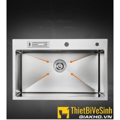 Chậu rửa chén inox304 1 ngăn Navier NV-6045VD