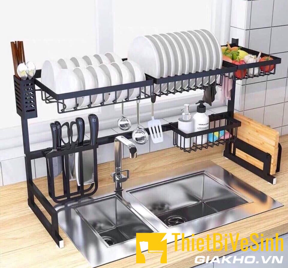 Kệ để chén sơn đen Naiver NV-1120