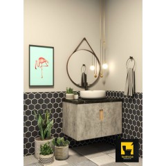 Tủ Chậu Lavabo Cao Cấp Navier NV-446