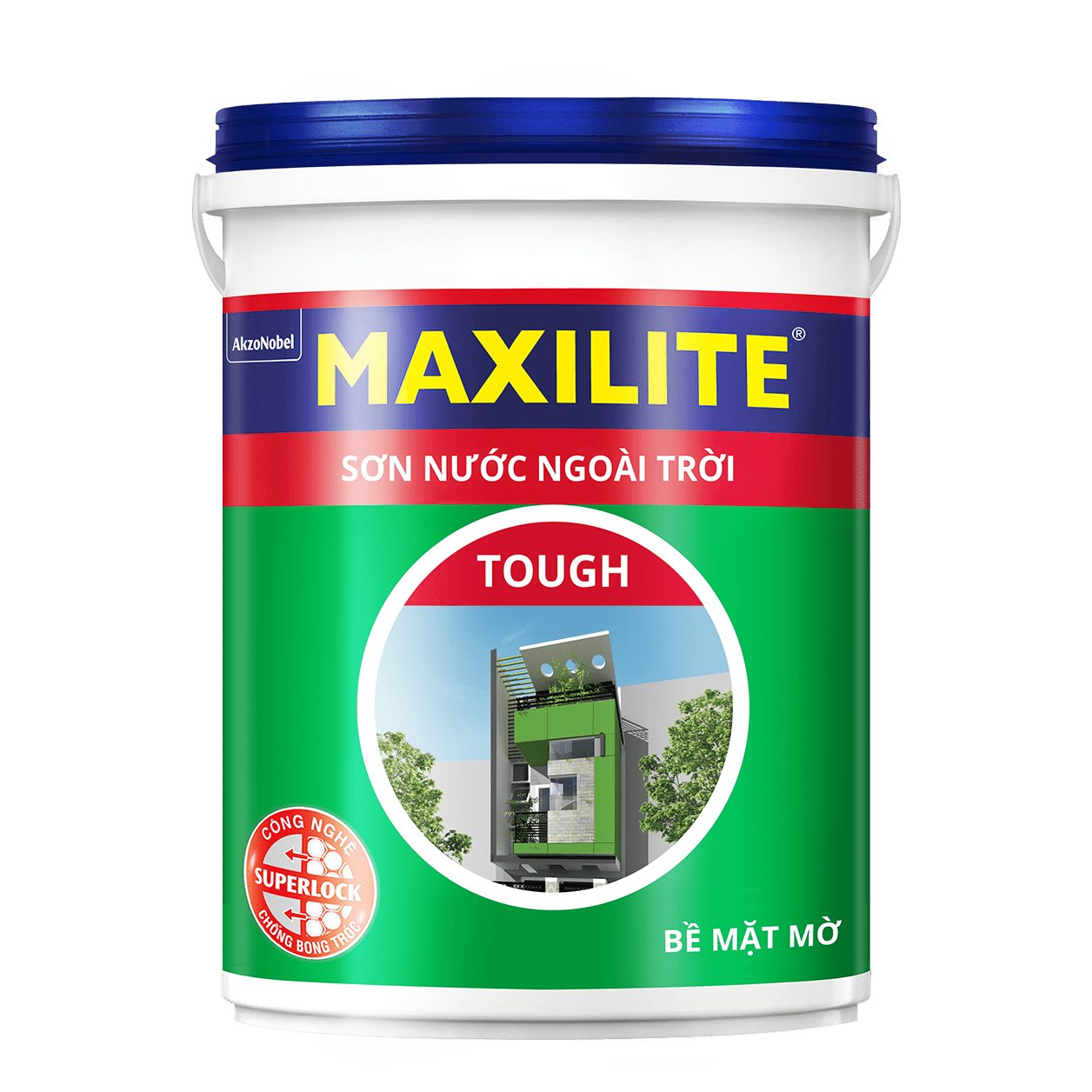 Sơn nước ngoại thất Dulux Maxilite Tough bề mặt mờ