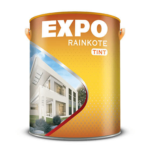 Sơn nước ngoài trời Expo Rainkote TINT pha máy