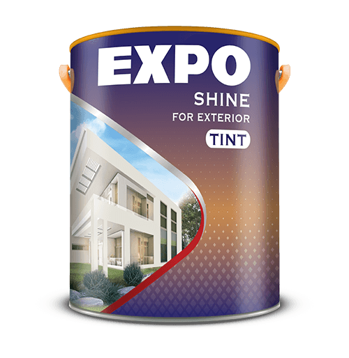 Sơn nước ngoại thất Expo Shine For Exterior TINT bóng pha máy