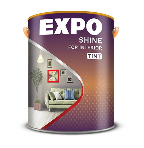 Sơn nước nội thất Expo Shine For Interior TINT bóng pha máy