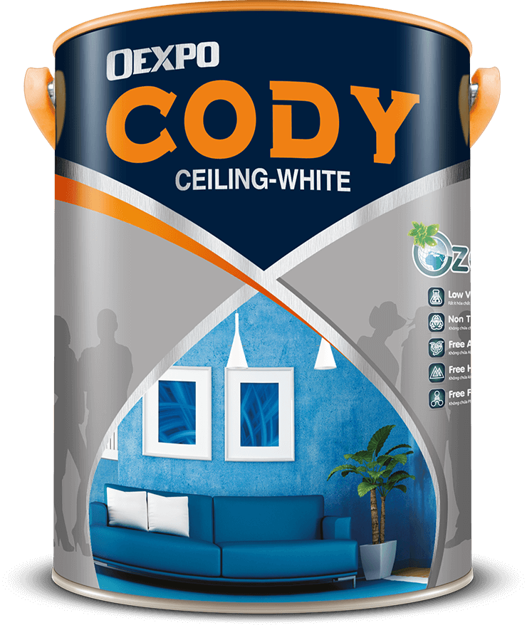 Sơn trong nhà OEXPO CODY CEILING WHITE Sơn trong nhà OEXPO CODY CEILING WHITE