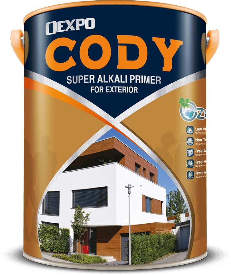 Sơn lót OEXPO CODY SUPER ALKALI PRIMER FOR EXTERIOR Sơn lót OEXPO CODY SUPER ALKALI PRIMER FOR EXTERIOR