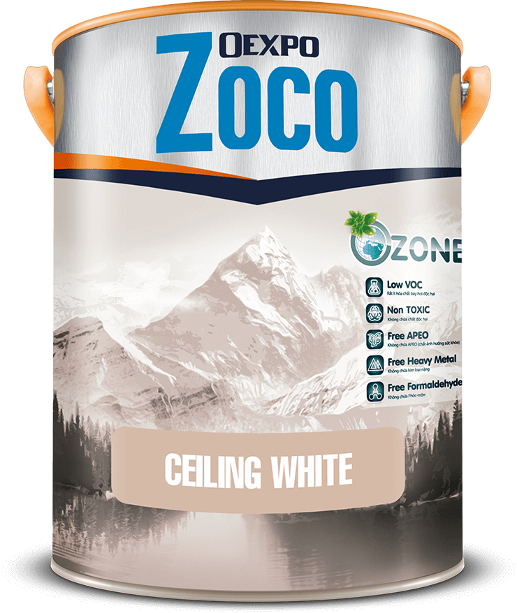 Sơn nội thất OEXPO ZOCO CEILING WHITE Sơn nội thất OEXPO ZOCO CEILING WHITE