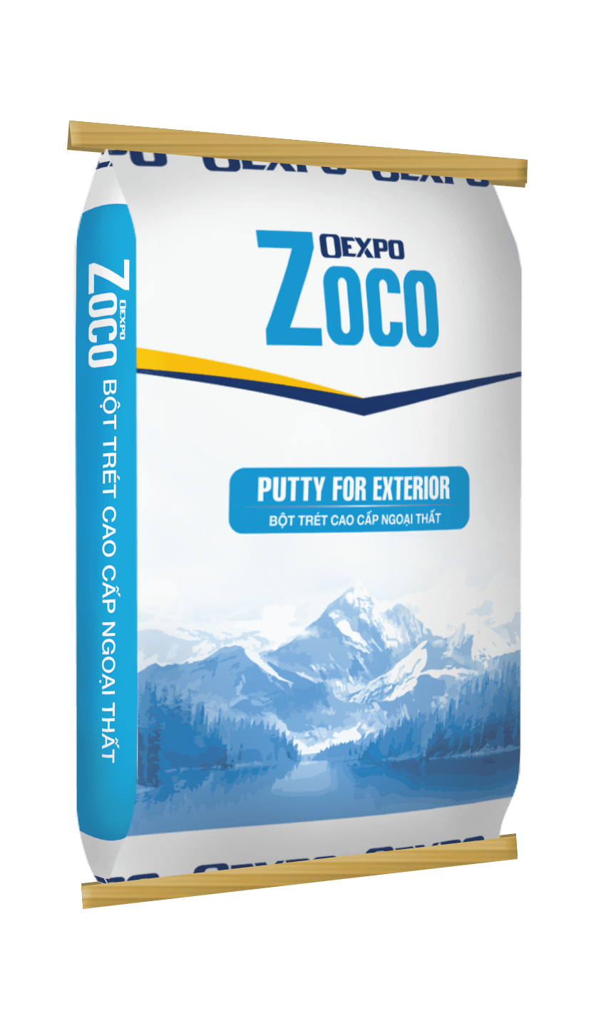Bột trét tường ngoại thất OEXPO ZOCO PUTTY FOR EXTERIOR
