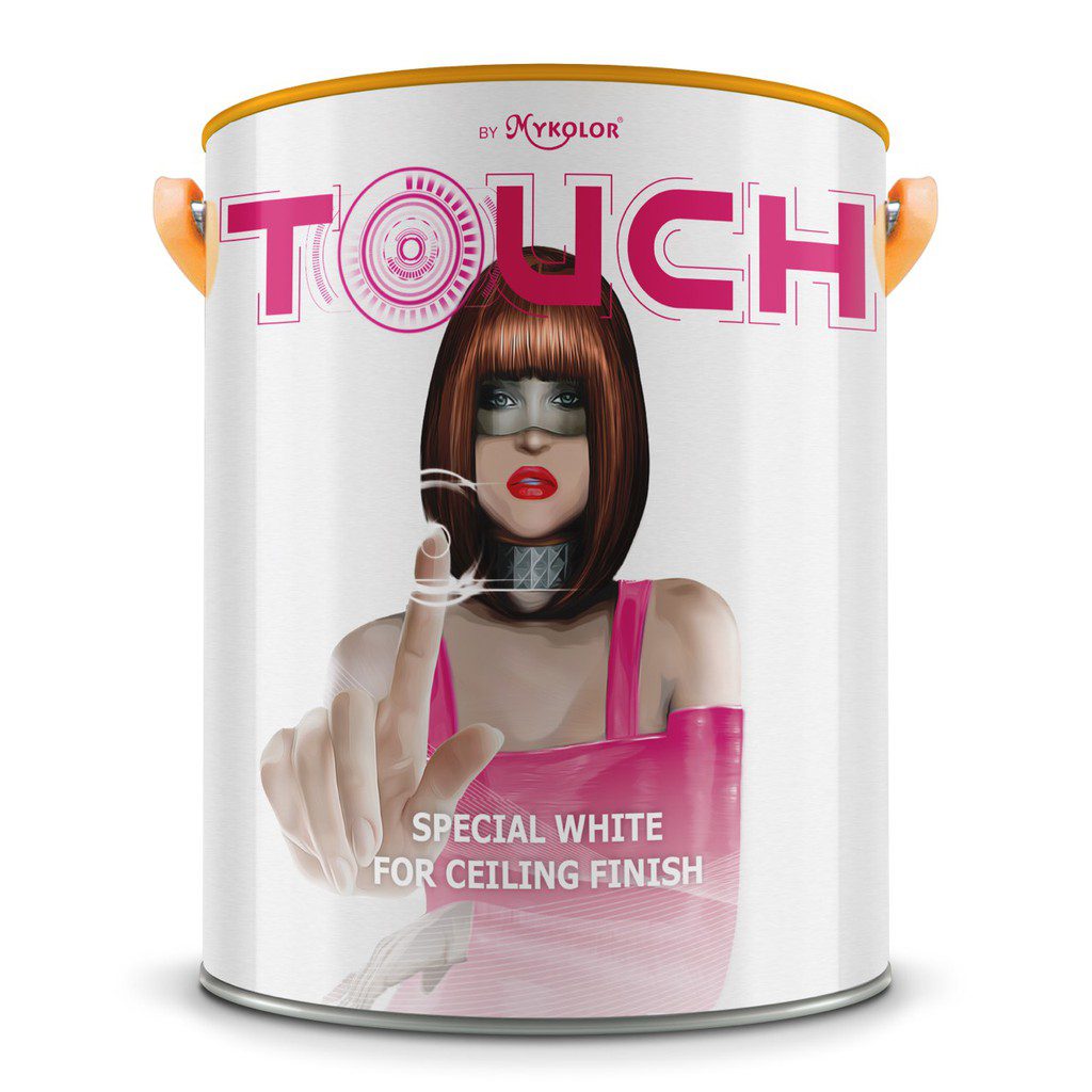 Sơn nội thất Mykolor Touch Special White For Ceiling Finish.