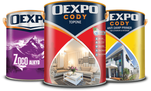 Các sản phẩm của dòng sơn Oexpo