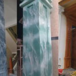 Sơn giả đá cẩm thạch cho nhà thêm đẹp